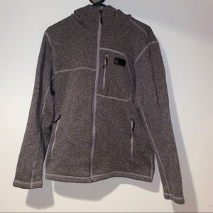 The North Face Grey Men’s Zip Up Sweater Large